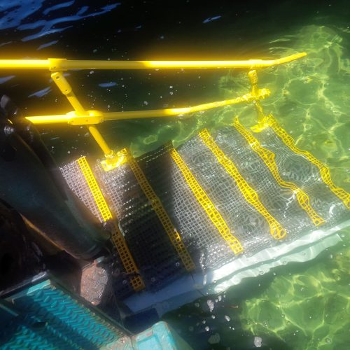 Submerged FRP stair access
